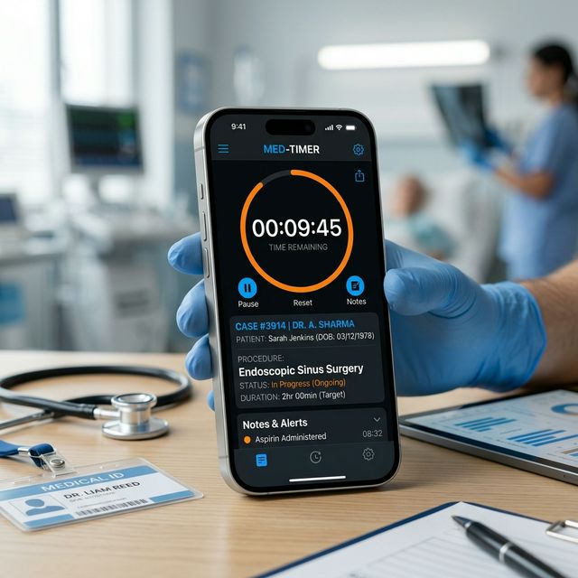PLAB2 Timer App Interface